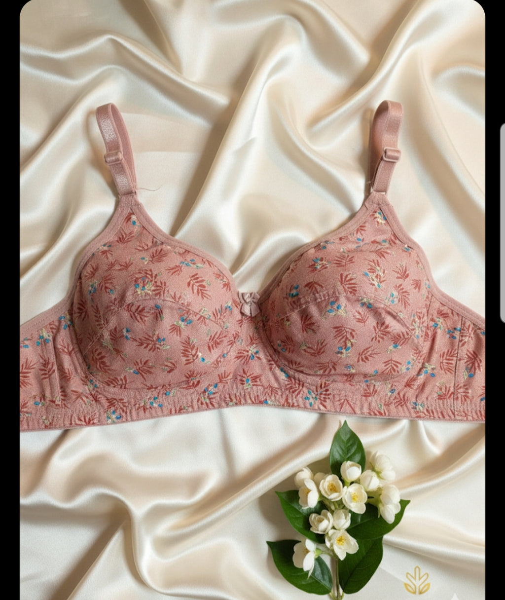 Jarsi Non-Padded Printed Bra – Soft, Stretchy & Everyday Comfort