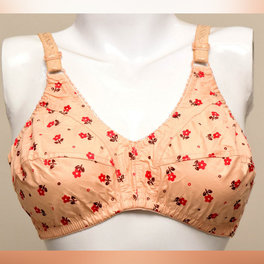 Cotton Local Print Bra – Soft, Breathable Everyday Comfort