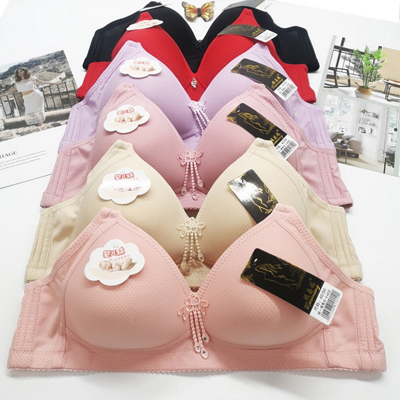 Women’s Single Foam Bra – Dotted Texture & Smooth Fit