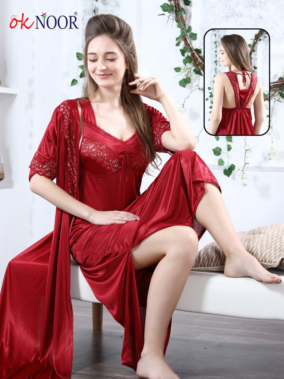 Luxury Silk Nighty – Soft, Elegant & Comfortable Sleepwear