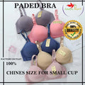 Padded Bra – Small Cup | Plain Color Everyday Comfort